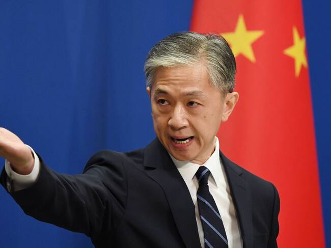 El ministro de relaciones exteriores chino Wang Wenbin
