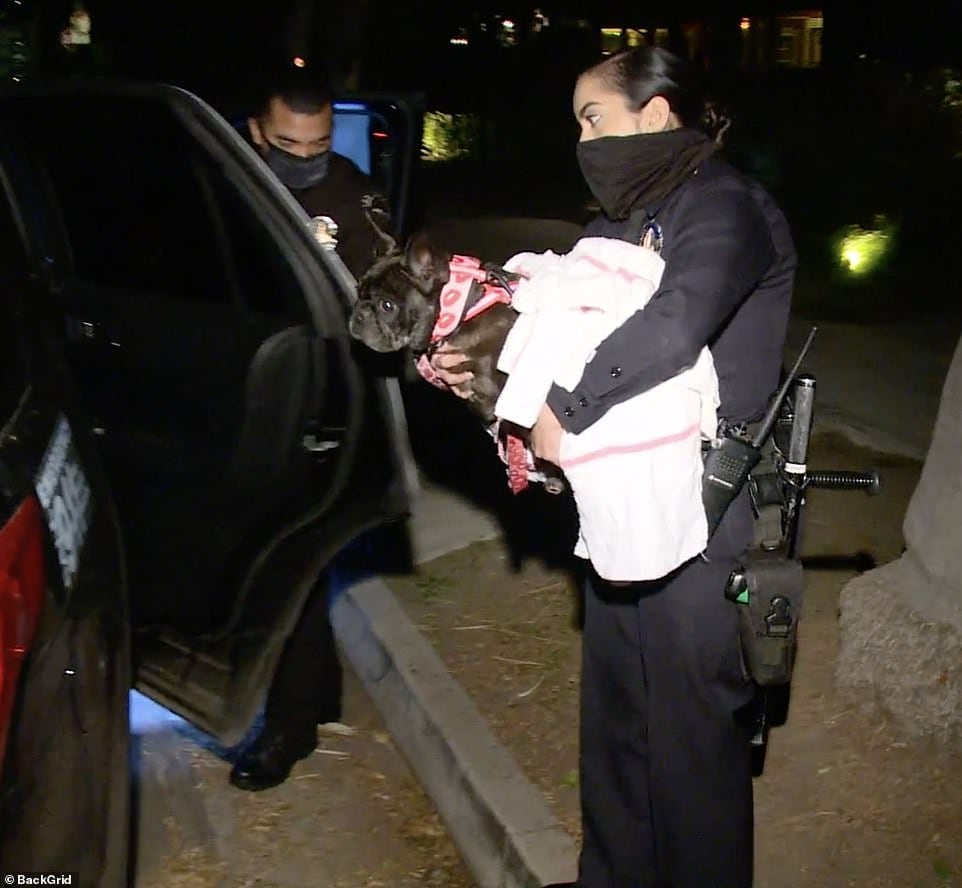 Asia siendo rescatada por la Policía de Los Angeles – Daily Mail