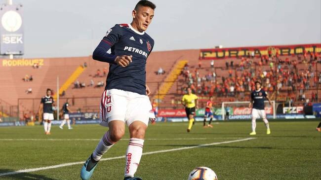 14 de Septiembre del 2019/SANTIAGO
Matas Rodrguez, durante el partido vlido por la Septima fecha de la segunda rueda del campeonato AFP Plan Vital 2019, entre Universidad de Chile y Union Espaola disputado en el Estadio Santa Laura.
FOTO:SEBASTIAN BROGCA/AGENCIAUNO