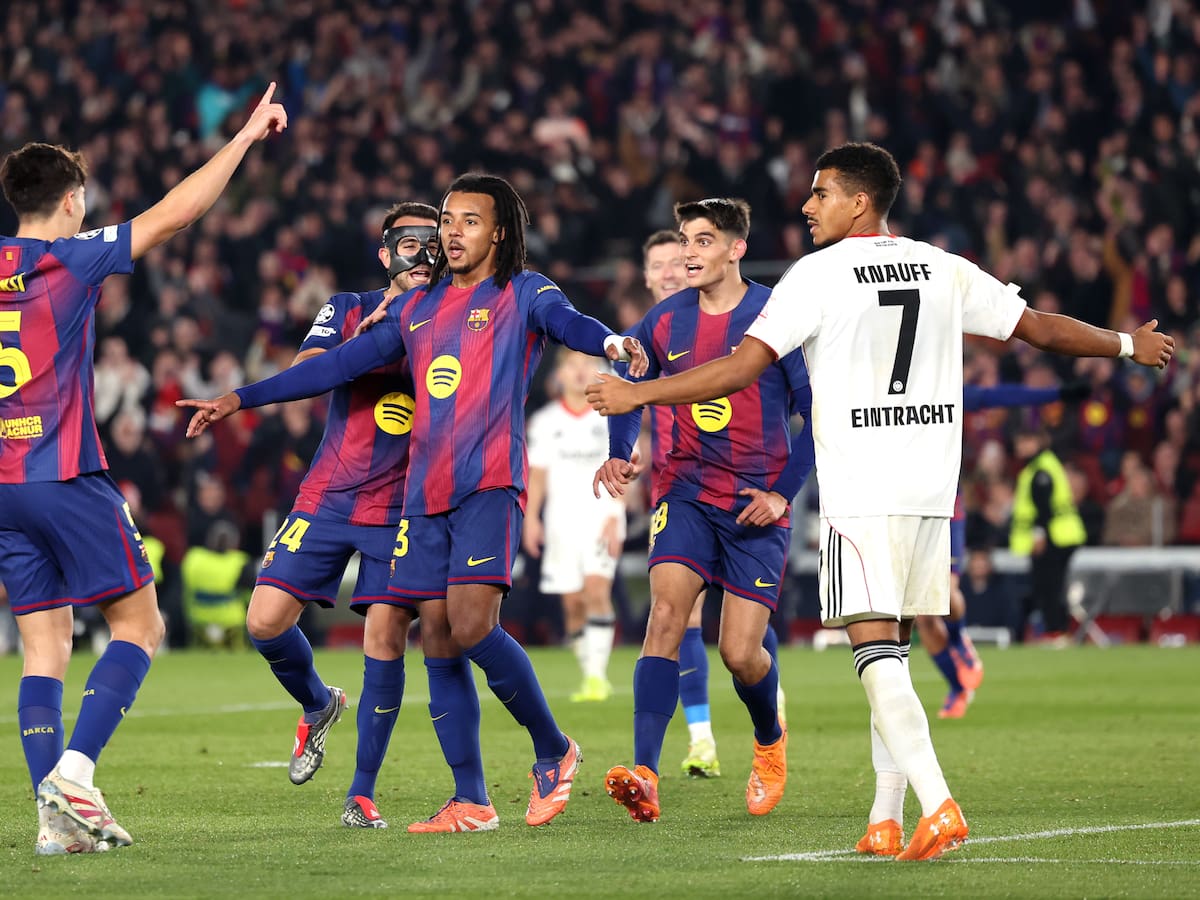FC Barcelona lo pasa mal, pero lo termina dando vuelta ante el Eintracht Frankfurt por la UEFA Champions League