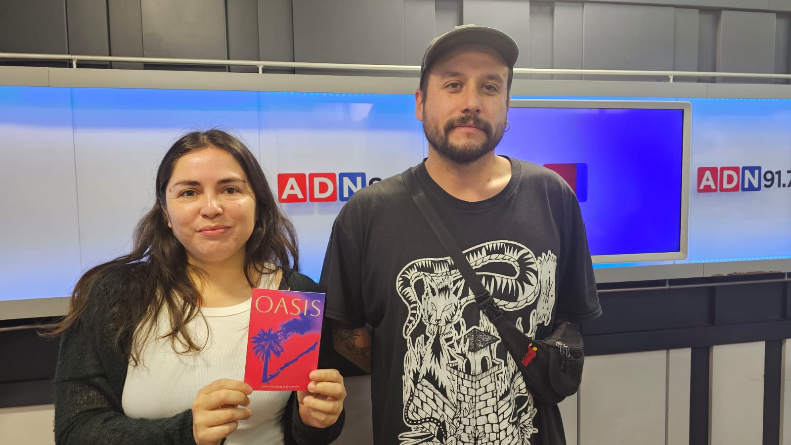 Tamara Uribe y Felipe Morgado, directores de Documental OASIS