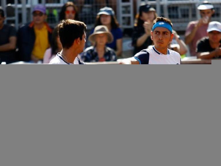 Tomás Barrios y Alejandro Tabilo cayeron en los cuartos de final de dobles del Chile Dove Man+Care Open