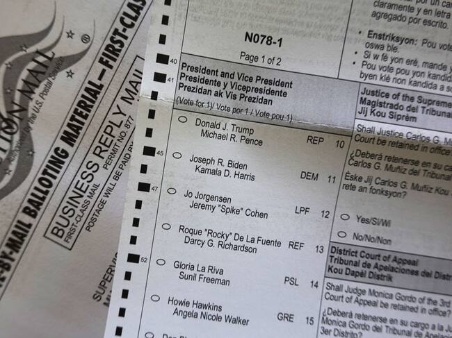 Los votos anticipados en la elección de EEUU