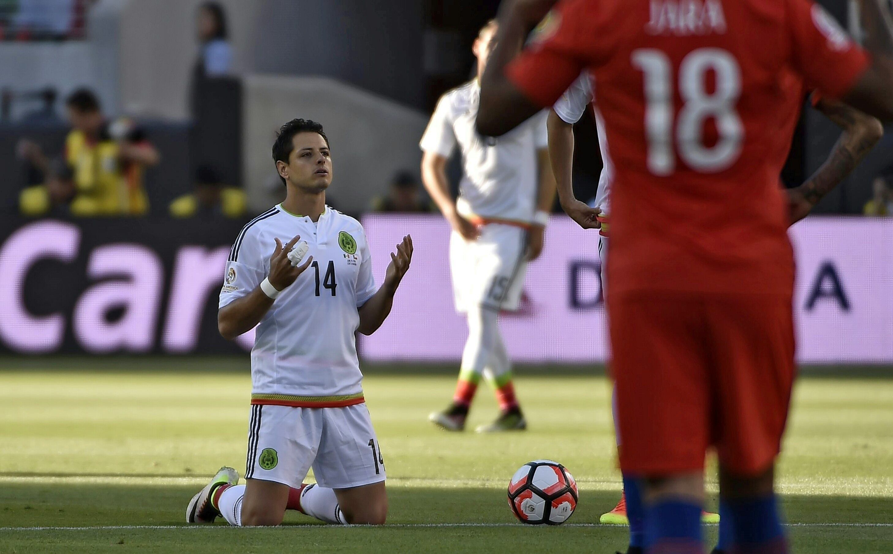 México ante Chile en la Copa América Centenario | Getty Images