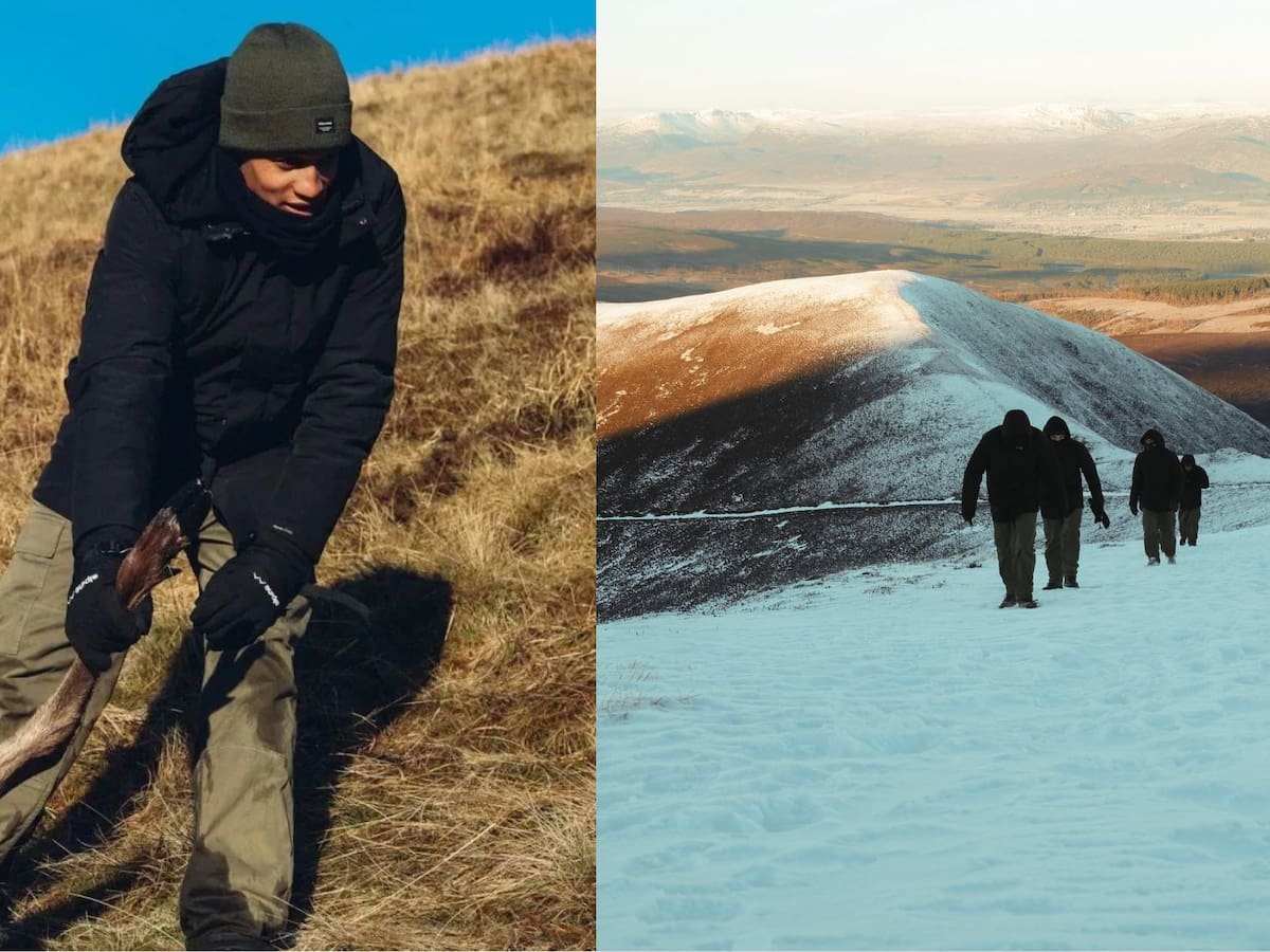 En la nieve y cazando animales: la extrema intertemporada que vive Darío Osorio en el Midtjylland