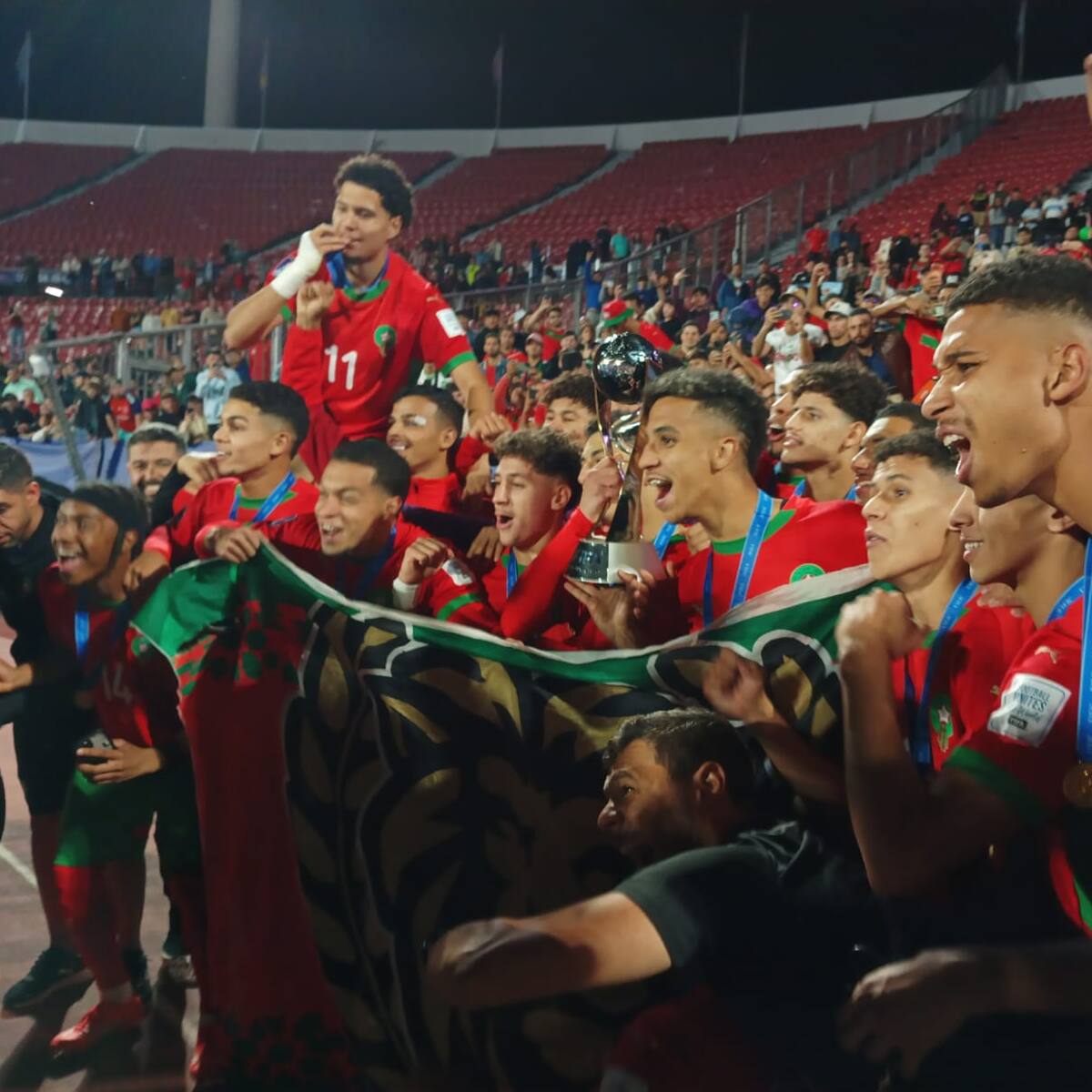El “Cristiano Ronaldo” de Marruecos y su euforia tras ganar el Mundial Sub 20 en Chile: “Este es el mejor país del mundo”