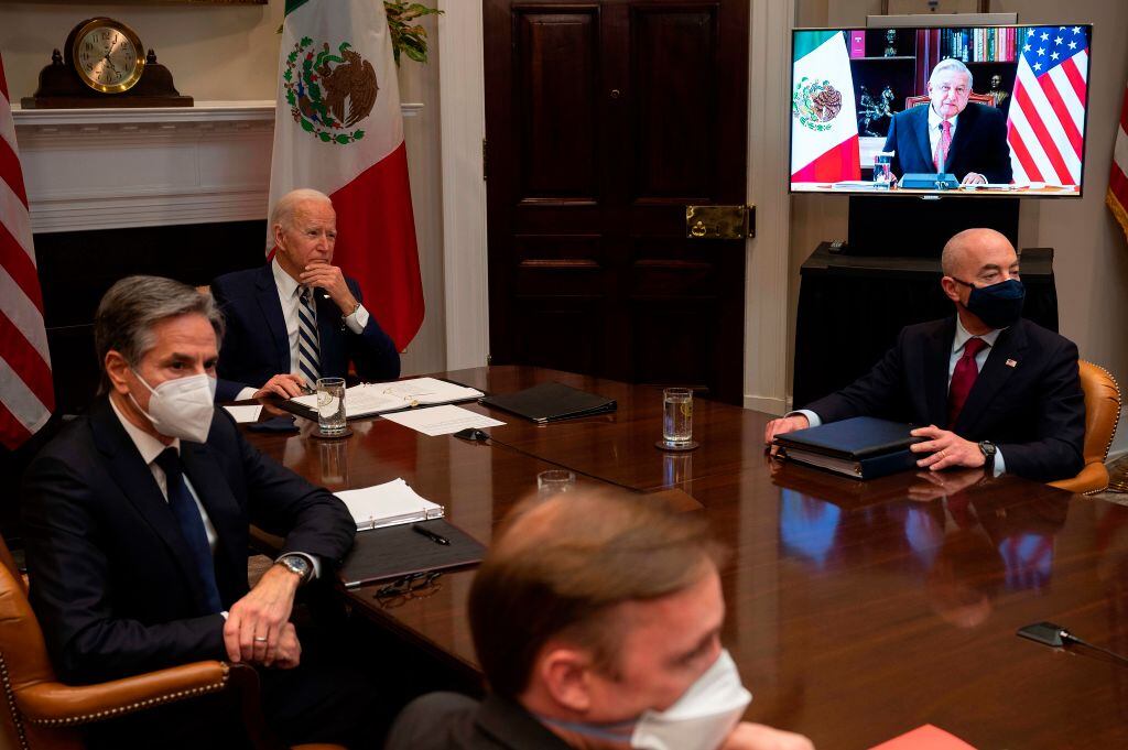 Biden y López Obrador mantienen una cita remota durante la pandemia