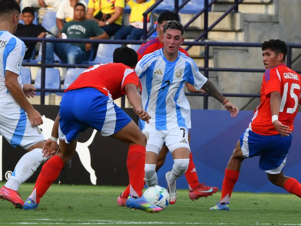 ¡Histórico! Chile da vuelta un partidazo ante Argentina y suma su primera victoria en el Sudamericano Sub 17