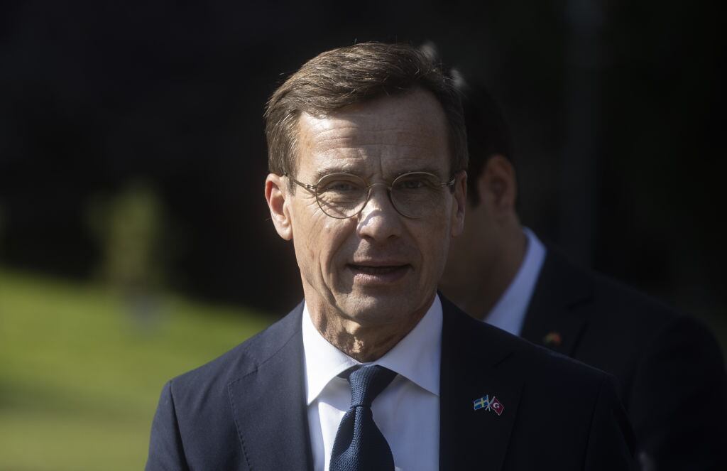 El primer ministro de Suecia, Ulf Kristersson, en su visita a Turquía