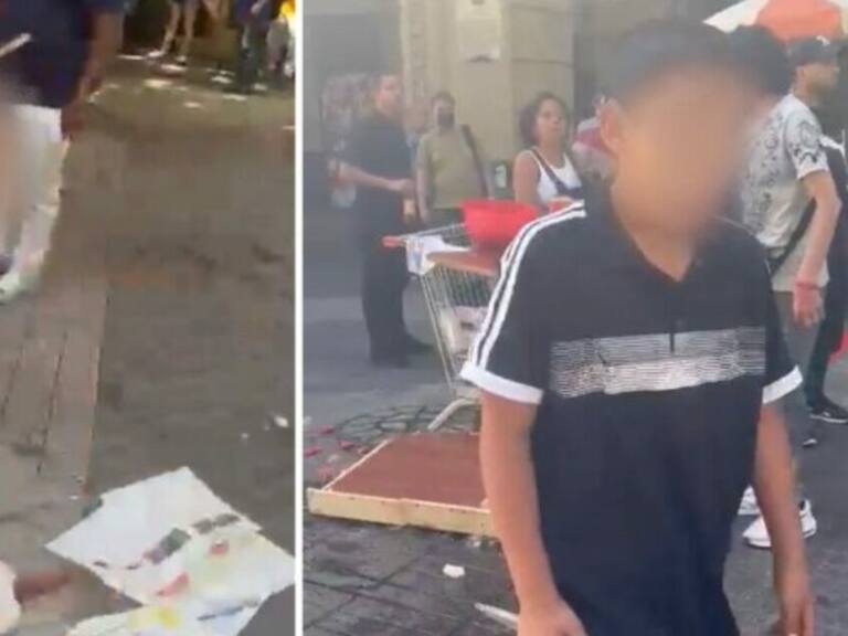Detienen a la madre de los menores de edad que se viralizaron realizando amenazas con cuchillos en el centro de Santiago