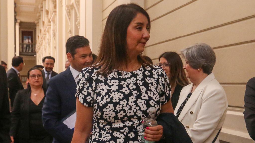 La fiscal Mancilla. / Agencia Uno.