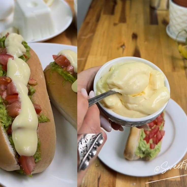 Tiene apenas 342 calorías: influencer chilena revela cómo creó un completo italiano “fit”
