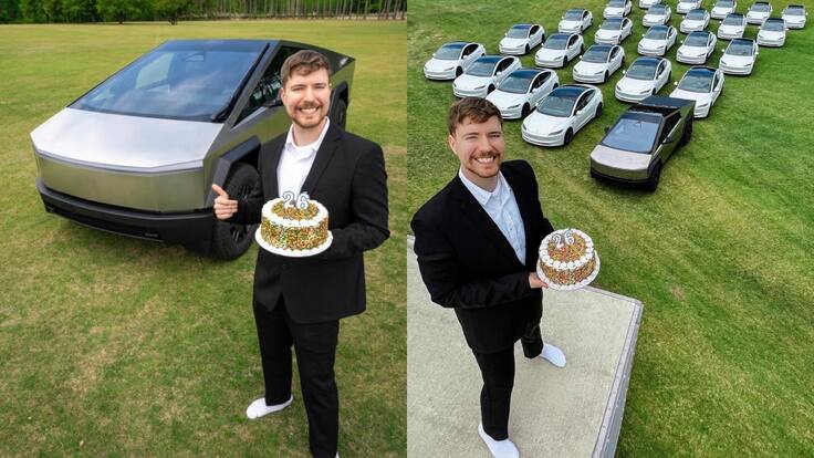 No recibirá el Tesla: Chileno ganador de sorteo de MrBeast opta por otra recompensa