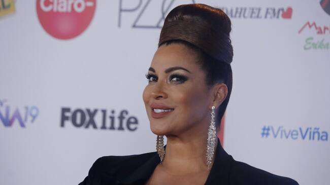 22 DE FEBRERO DE 2019/VIÑA DEL MAR
Marlen Olivari, durante la Gala del Festival de Viña 2019, realizada en el Casino Municipal de Viña del Mar.
FOTO: LEONARDO RUBILAR CHANDIA/AGENCIAUNO