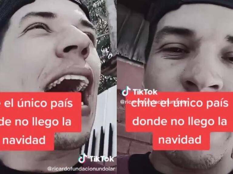 «Que tristeza de país»: tiktoker saca ronchas tras comentarios por el «poco» espíritu navideño en Chile