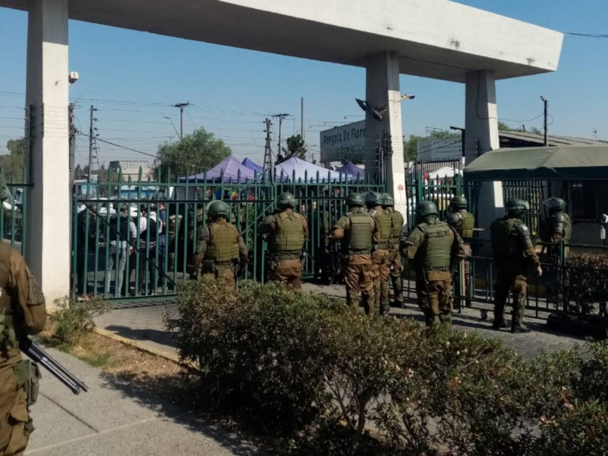 Con importante despliegue policial se realizó funeral de alto riesgo en Pedro Aguirre Cerda