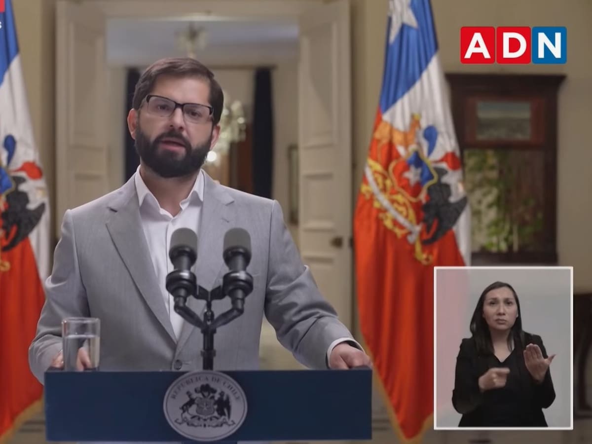 Presidente Gabriel Boric anuncia proyecto que crea un «sistema previsional mixto»