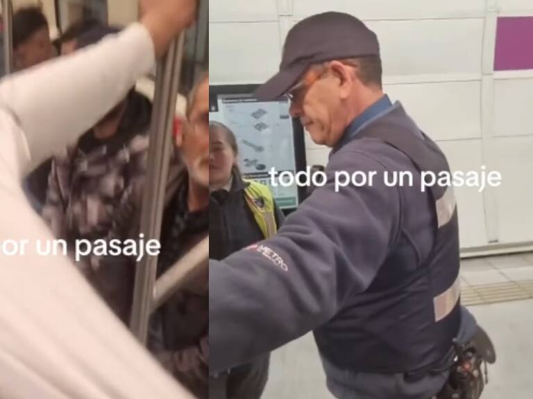 Usuario de TikTok quiso funar a guardia por agresión en el Metro, pero se llenó de críticas