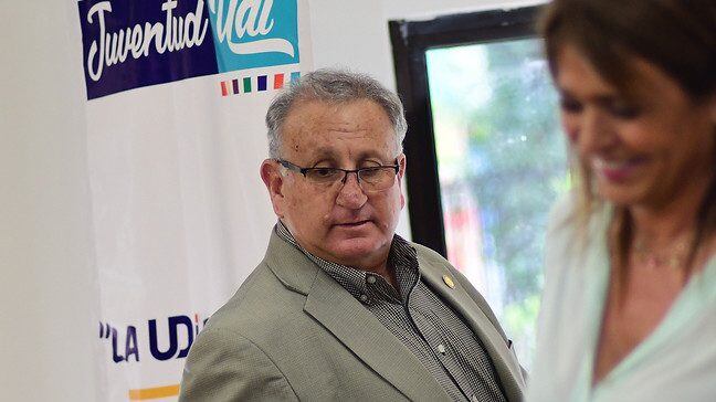 Senador UDI José Durana con Jacqueline van Rysselberghe