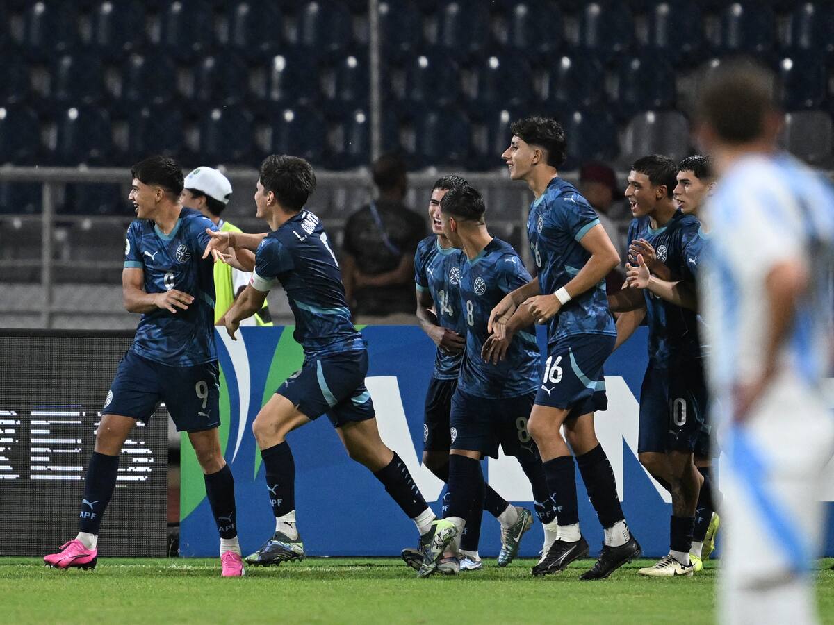 Paraguay sorprende a Argentina, lo derrota y le entrega en bandeja el título a Brasil del Sudamericano Sub 20