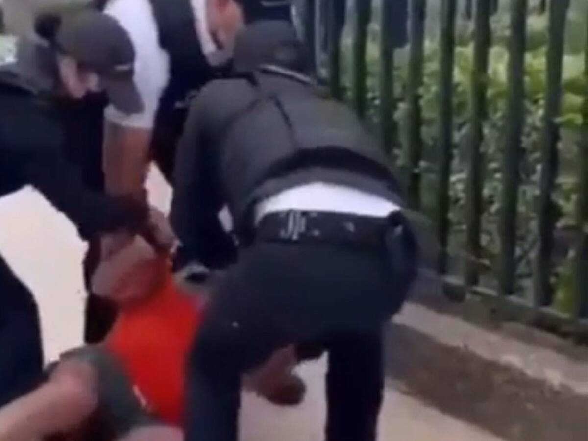 Vecinos denunciaron violenta detención por funcionarios de la Armada tras finalizar la franja deportiva