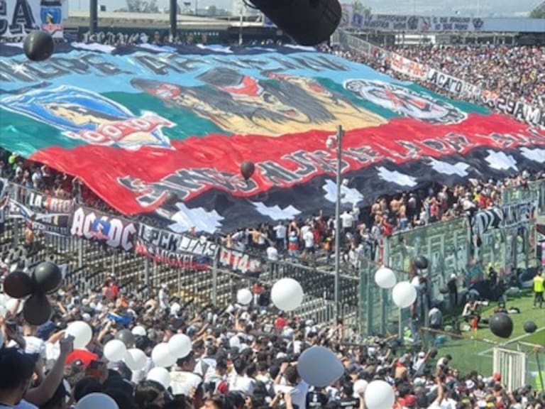 El lienzo que desplegó Colo Colo en el Superclásico