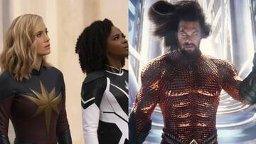 “Aquaman 2″ vs “The Marvels”: ¿qué película ganó la competencia entre franquicias?