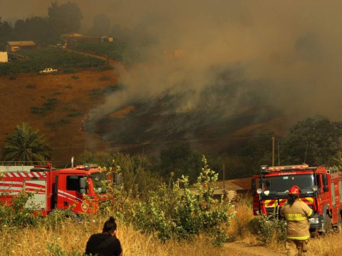 Alcalde de Quillón por incendios forestales: «Está contenido, pero hubo rebrotes donde ya estaba consumido»