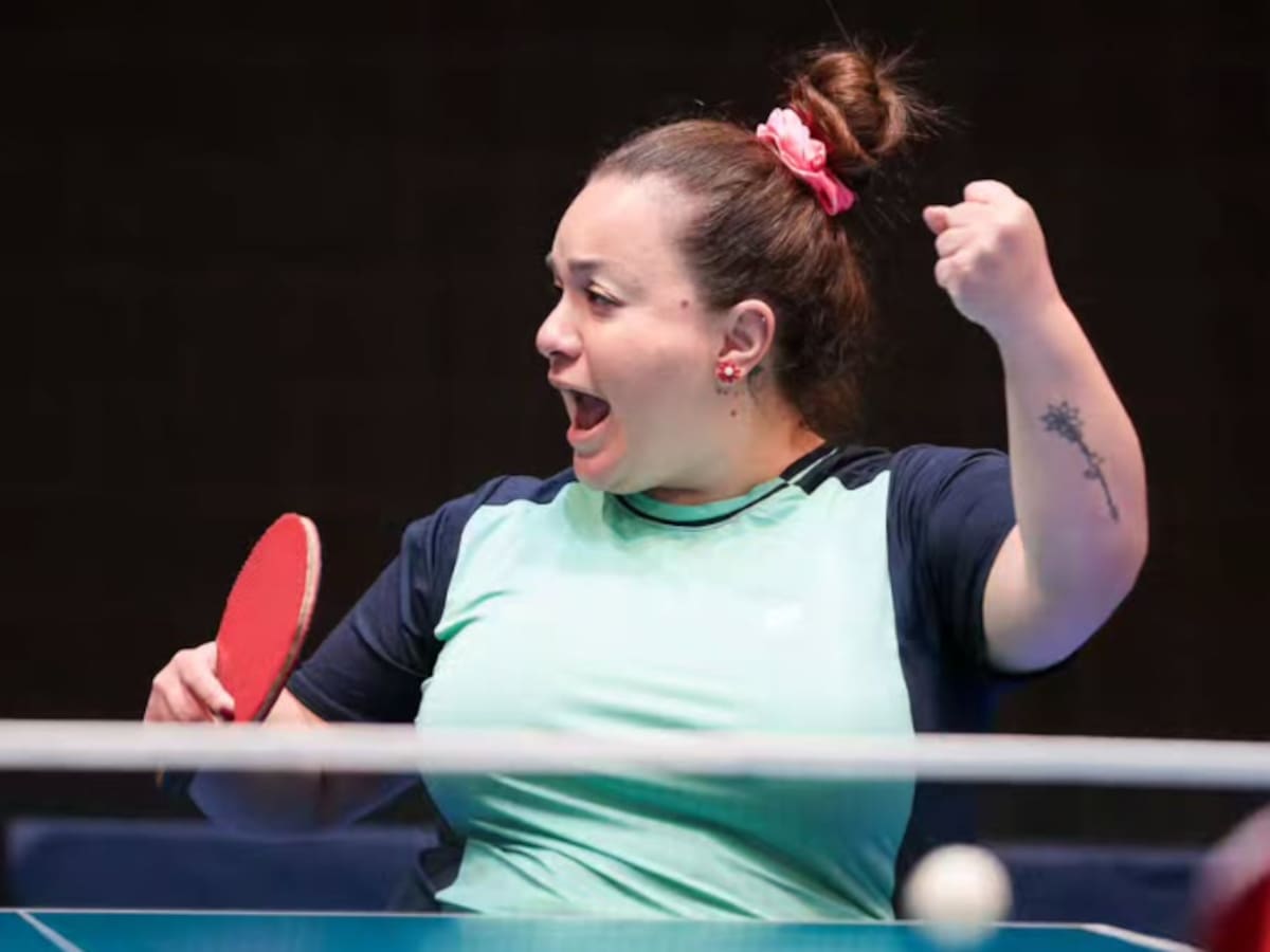 “Me puse a llorar de la emoción”: tenismesista paralímpica se enteró por un llamado de su nuevo puesto como número 2 del mundo