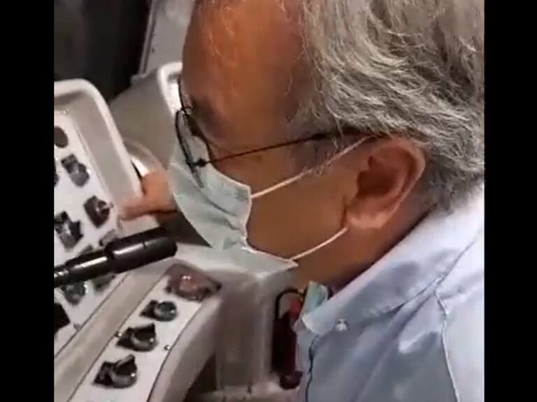 Conductor del Metro se despidió de los pasajeros en su "última vuelta"