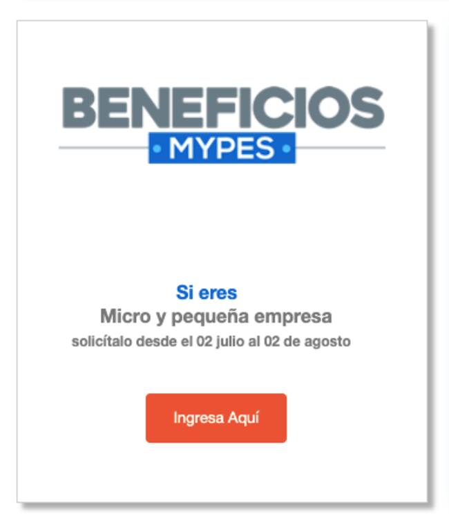 Este es el banner del SII para acceder a la postulación