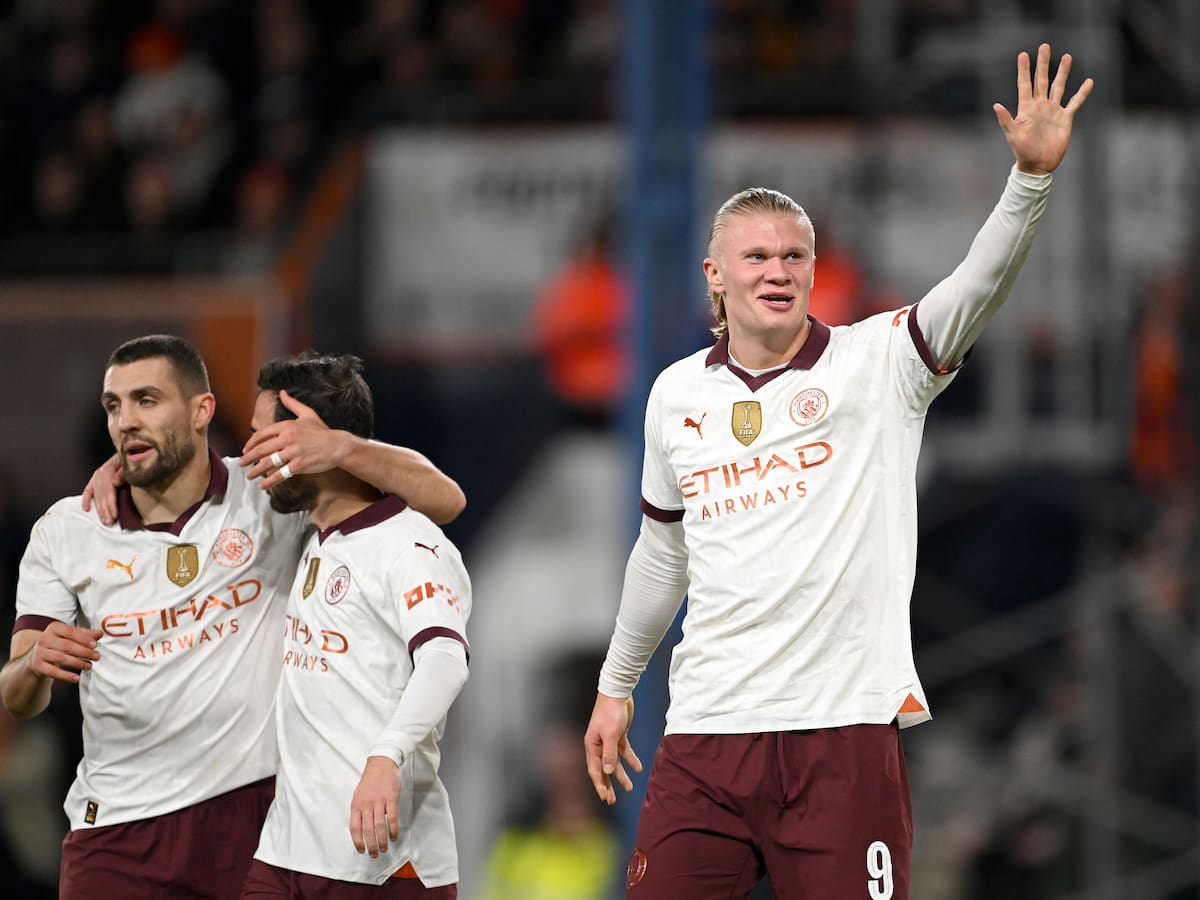 Erling Haaland se luce con cinco goles en el triunfo del Manchester City por la FA Cup