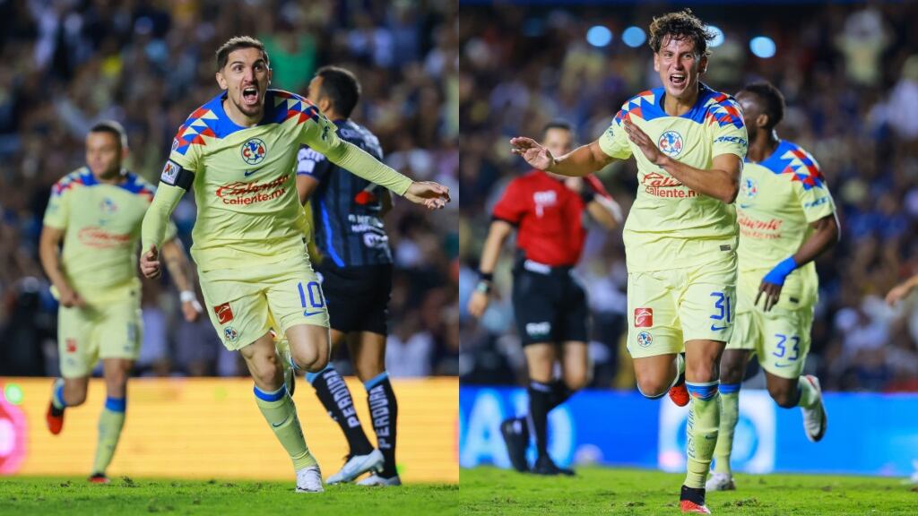 Diego Valdés e Igor Lichnovsky anotan y son figuras en remontada del América ante Querétaro