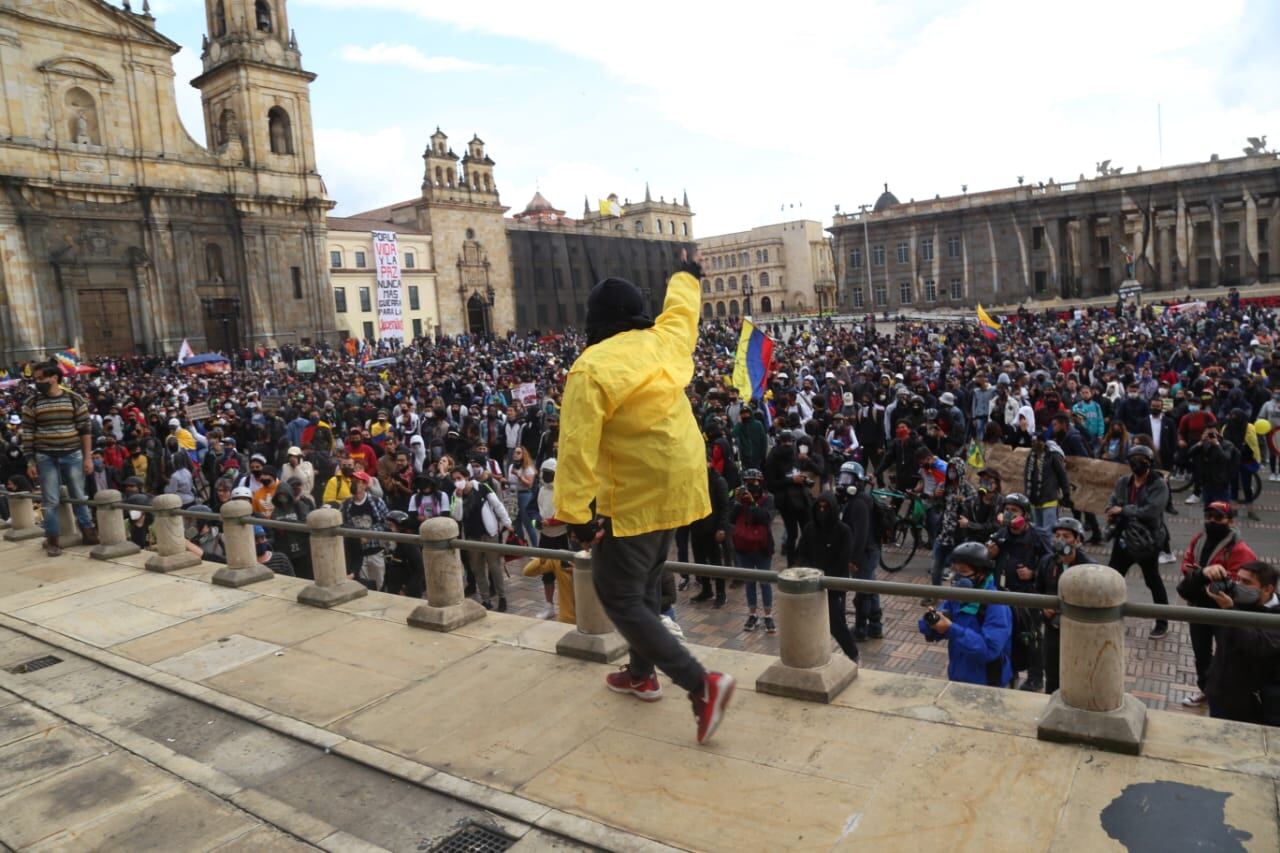 Protestas contra la policía en Colombia