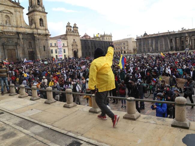 Protestas contra la policía en Colombia