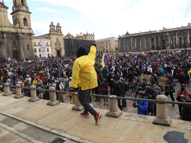 Protestas contra la policía en Colombia