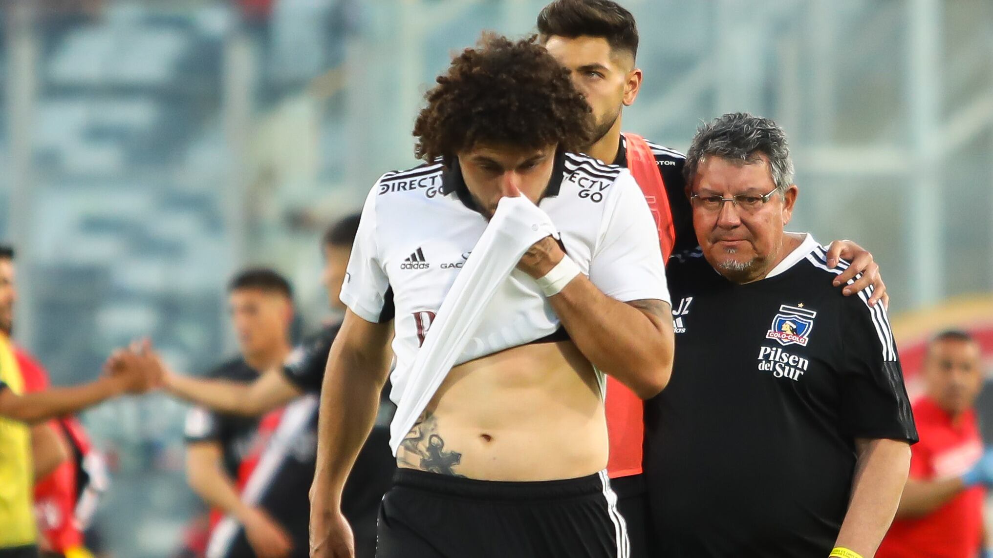 El desagrado de Maximiliano Falcón por jugar ante Coquimbo sin hinchas de Colo Colo: "Le saca un poco la mística al fútbol"