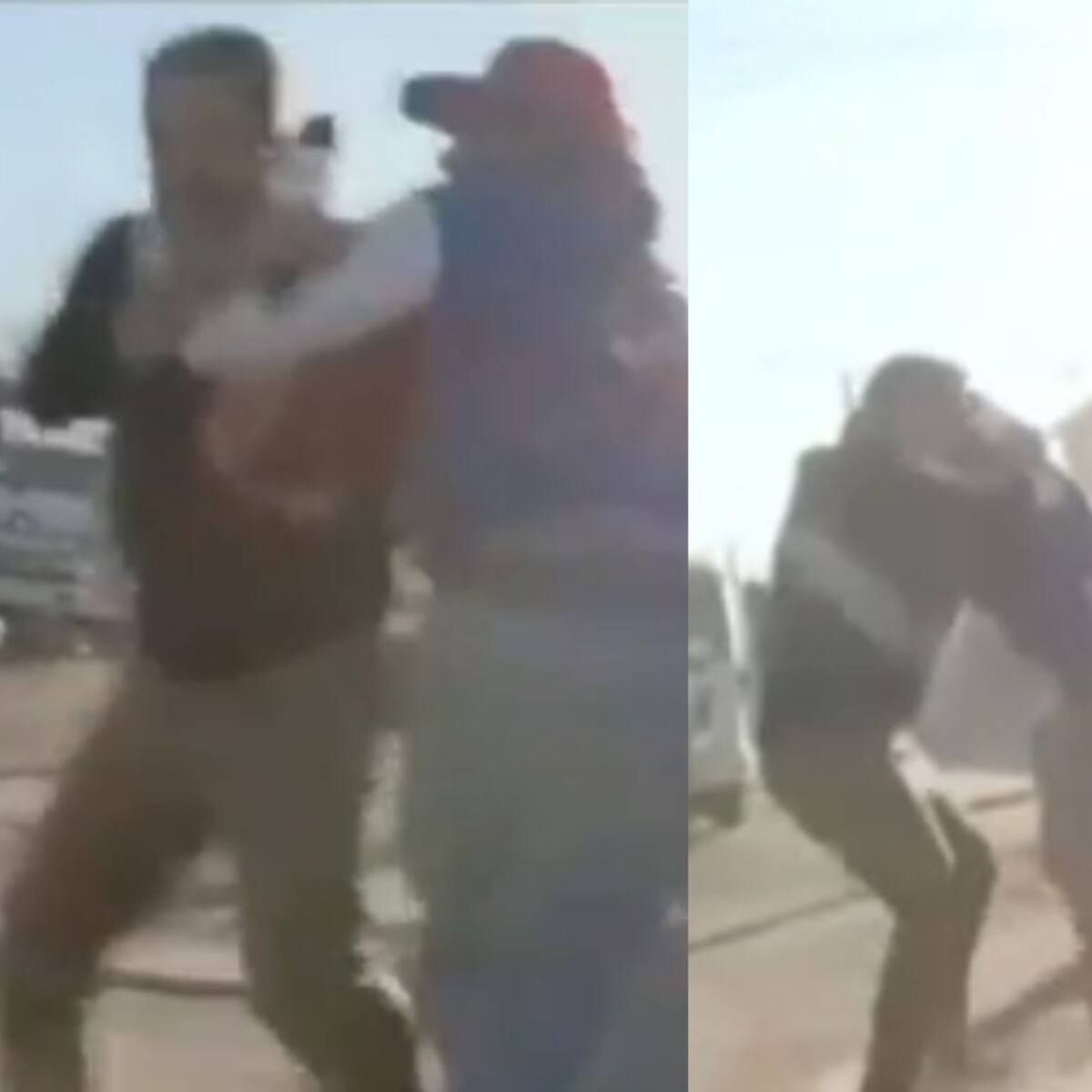 Periodista de Canal 13 es golpeado en vivo durante violento ataque en operativo en San Bernardo