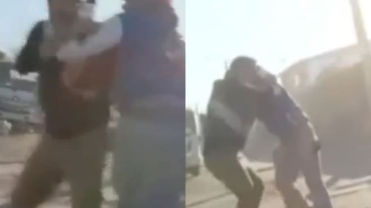 Periodista de Canal 13 es golpeado en vivo durante violento ataque en operativo en San Bernardo