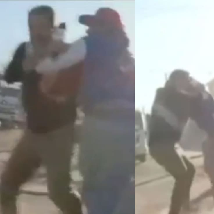 Periodista de Canal 13 es golpeado en vivo durante violento ataque en operativo en San Bernardo