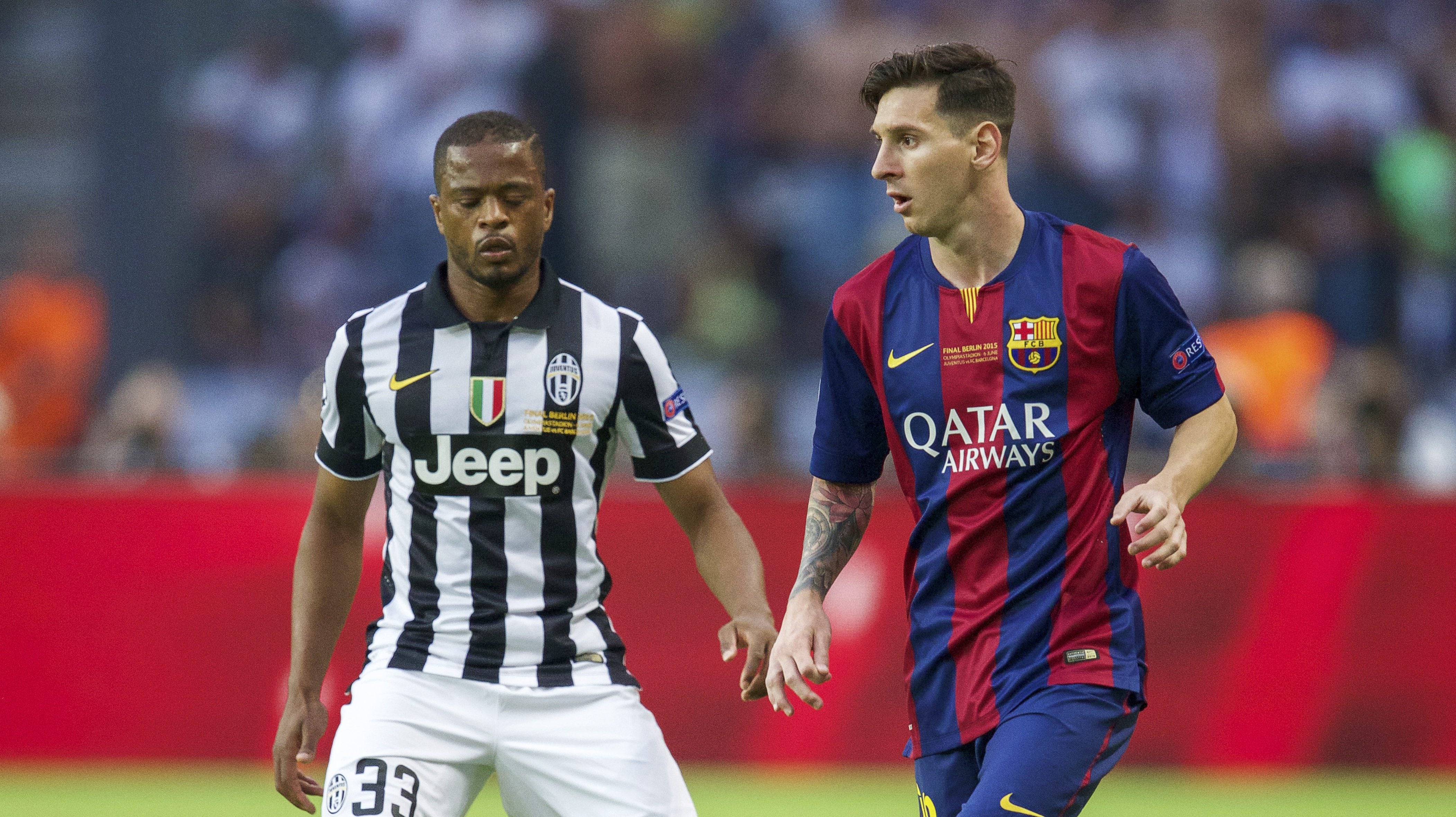 Evra Messi