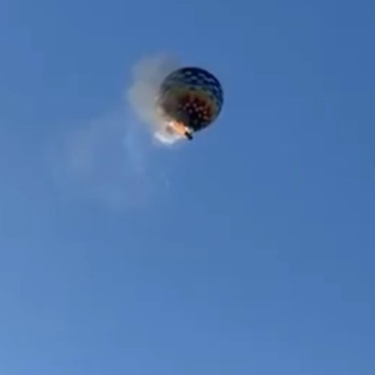 Tragedia en el aire: Registran mortal accidente de globo aerostático