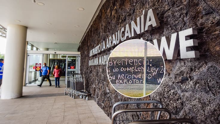 Amenaza de bomba en aeropuerto de La Araucanía