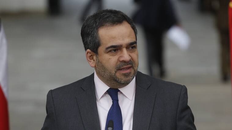 Jaime Quintana en la Moneda
