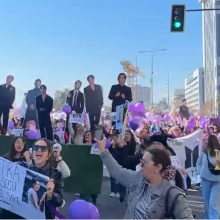 ARMY protesta en diversos puntos de Chile por incertidumbre del concierto de BTS: esto es lo que exigen las fans