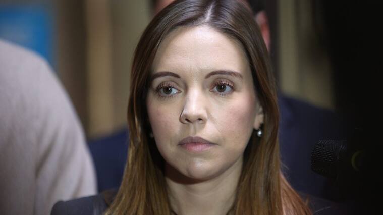 16 de Mayo de 2022/SAN MIGUELLos parlamentarios Camila Flores, Hotuiti Teao, Juan Manuel Fuenzalida y Cristian Araya llegan a la fiscalía Metropolitana Sur para reunirse con Héctor Barros, Fiscal de la zona para analizar las irregularidades en la campaña de Karina Oliva
FOTO: DIEGO MARTIN/AGENCIAUNO