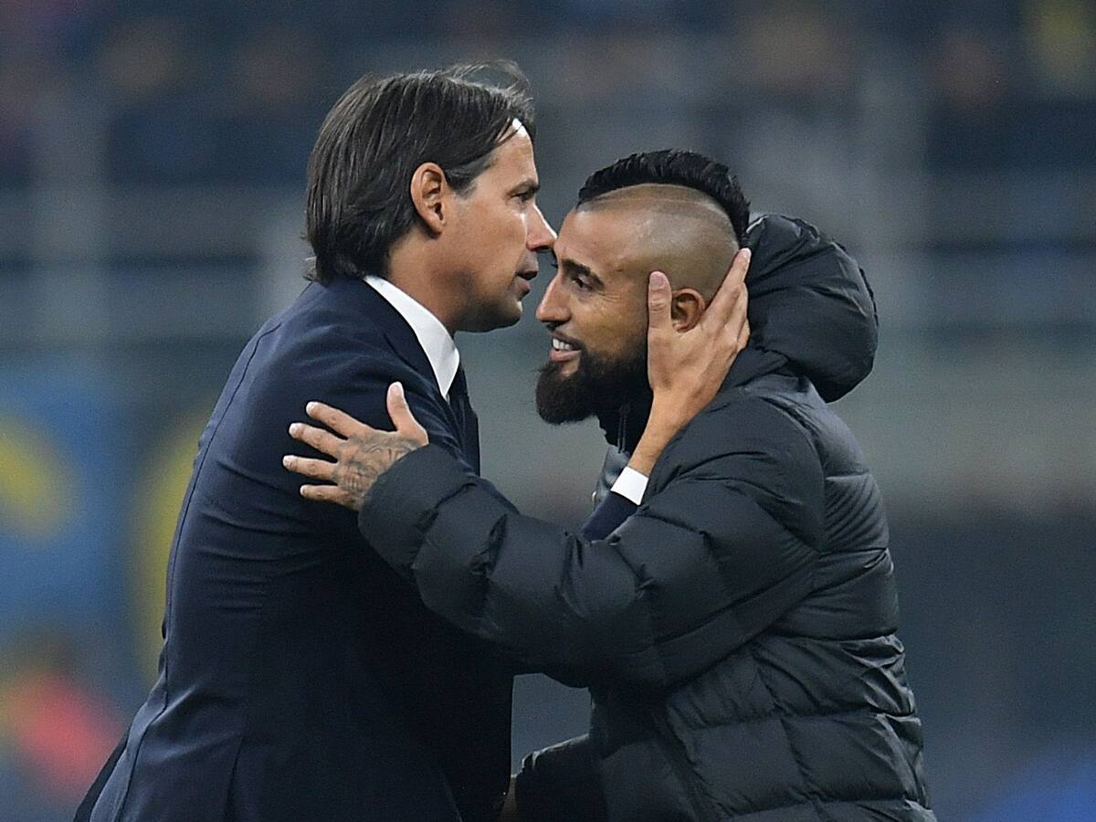 Simone Inzaghi sobre la suplencia de Vidal en Inter: «No es fácil dejar fuera a jugadores como Arturo»