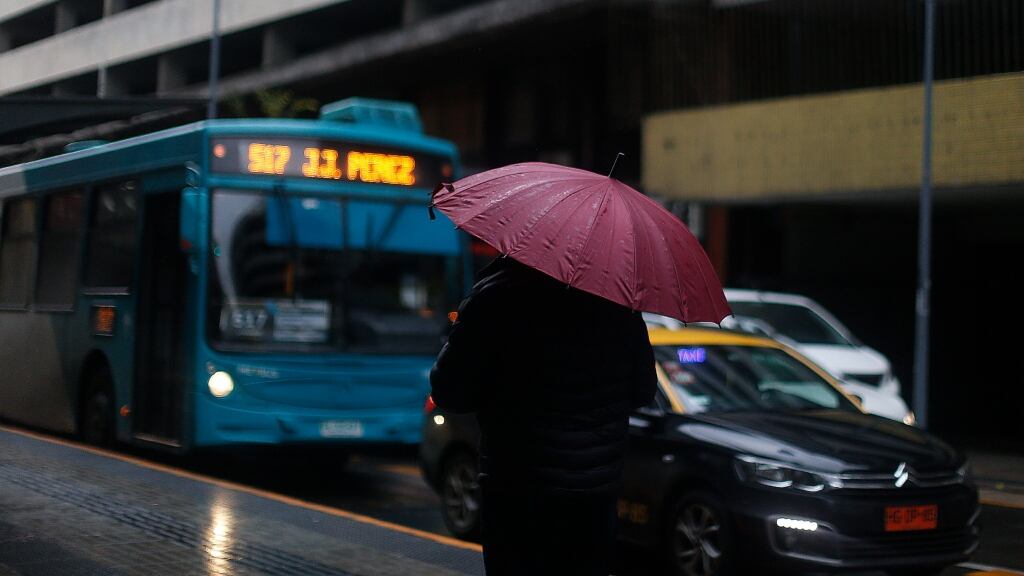 Lluvia en Santiago