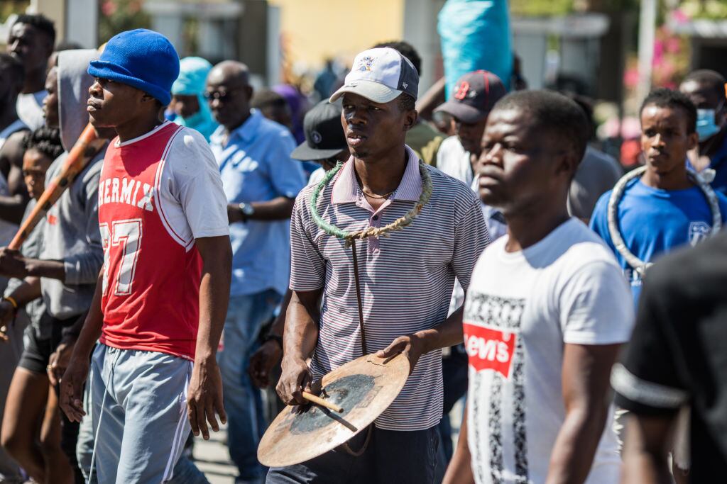 Los opositores de Moise se manifiestan en las calles de Puerto Príncipe