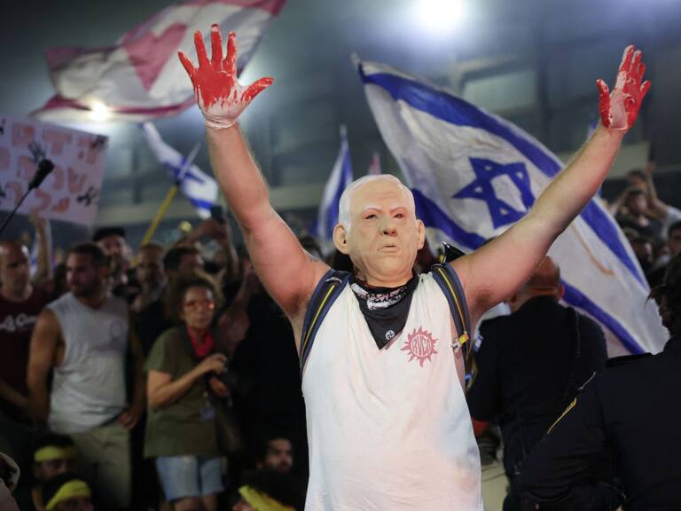 Masivas protestas en Israel piden realizar una tregua en Gaza